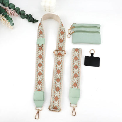 Adjustable Phone Strap with Zipper Pouch – Anti-Lost Crossbody Lanyard for Women, Secure & Stylish Phone Holder, Bag Accessory