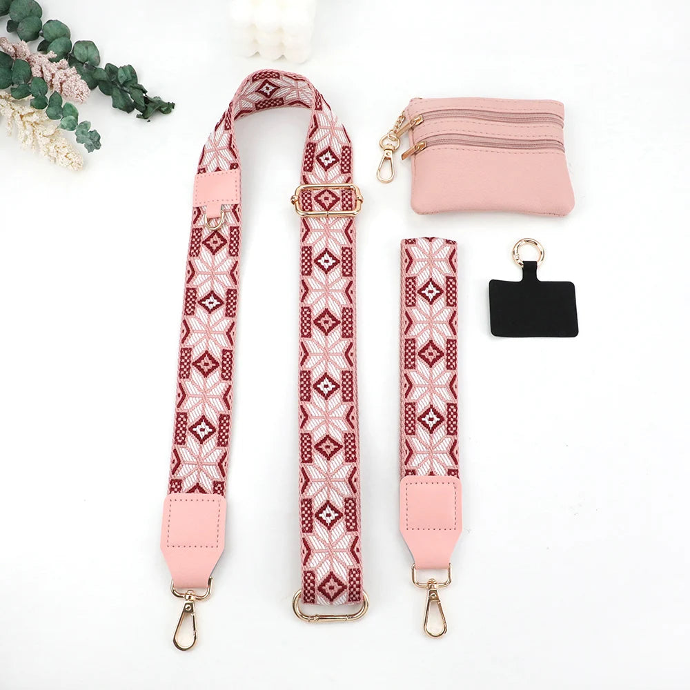 Adjustable Phone Strap with Zipper Pouch – Anti-Lost Crossbody Lanyard for Women, Secure & Stylish Phone Holder, Bag Accessory