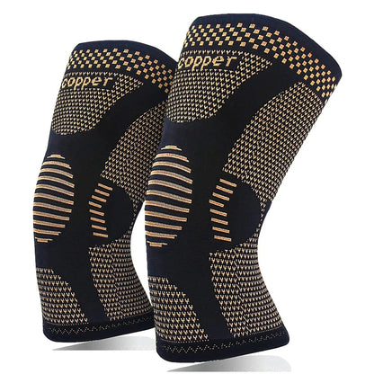 Copper Compression Knee Sleeves – Joint Pain Relief Braces for Men & Women, Perfect for Arthritis, ACL, Sports and Recovery