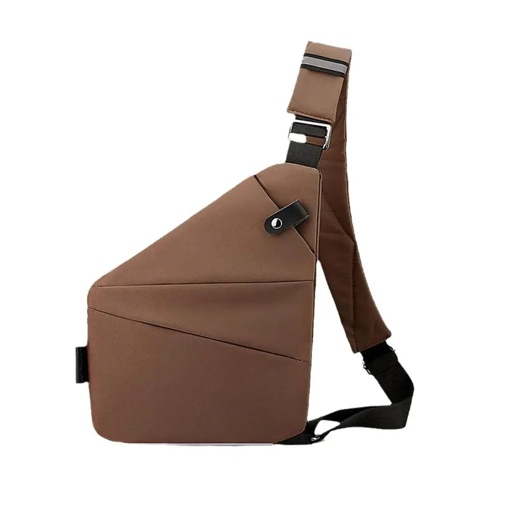 Men’s Anti-Theft Crossbody Chest Bag – Compact Travel Shoulder Bag with Hidden Safety Pocket for Casual and Outdoor Adventures