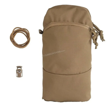 Multifunction Tactical Cylindrical Bag – Water Bladder GP Backpack Add-On with Hydration Support & Versatile General Purpose Gear Storage