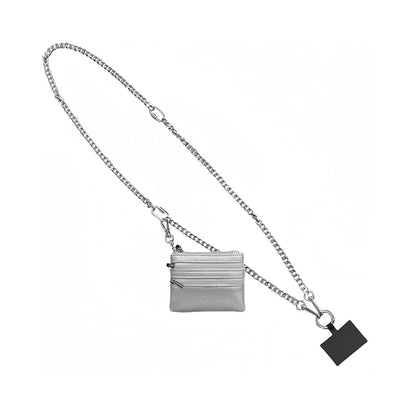 Adjustable Phone Strap with Zipper Pouch – Anti-Lost Crossbody Lanyard for Women, Secure & Stylish Phone Holder, Bag Accessory