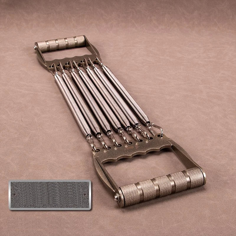 Men’s Spring Chest Expander – Stainless Steel Gym Equipment for Muscle Strength Training, Arm Pulling & Upper Body Workout Power