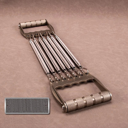 Men’s Spring Chest Expander – Stainless Steel Gym Equipment for Muscle Strength Training, Arm Pulling & Upper Body Workout Power
