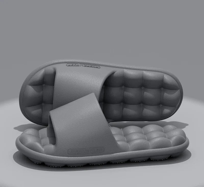 Anti-Slip EVA Massage Slippers for Men & Women – Lightweight Indoor Bathroom Sandals with Soft Sole for Summer Home Comfort