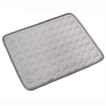 Cooling Pet Mat for Summer - 40in Ice Silk Sleep Pad for Dogs & Cats