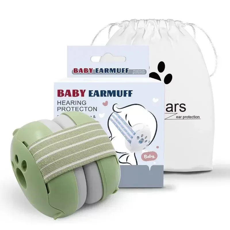 Adjustable Baby Noise-Cancelling Earmuffs – Soft, Noise-Proof Mini Headset for Kids’ Outdoor Sleep, Travel & Airplane Comfort