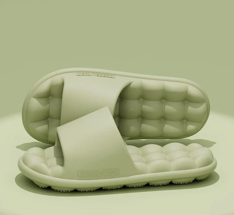 Anti-Slip EVA Massage Slippers for Men & Women – Lightweight Indoor Bathroom Sandals with Soft Sole for Summer Home Comfort