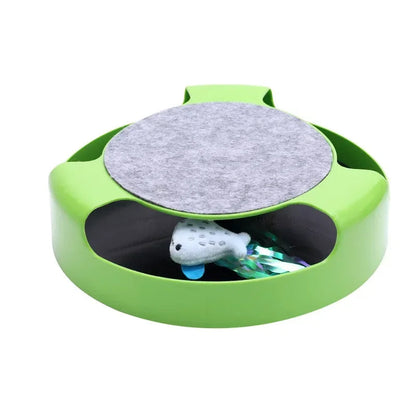 Cat Turntable Scratching Toy – High Mouse Trap Game Board for Educational Play, Fun Pet Entertainment with Scratching & Swivel Action