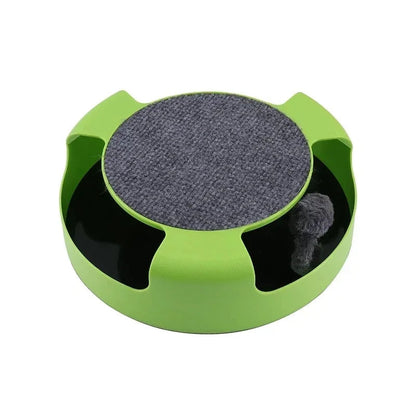 Cat Turntable Scratching Toy – High Mouse Trap Game Board for Educational Play, Fun Pet Entertainment with Scratching & Swivel Action