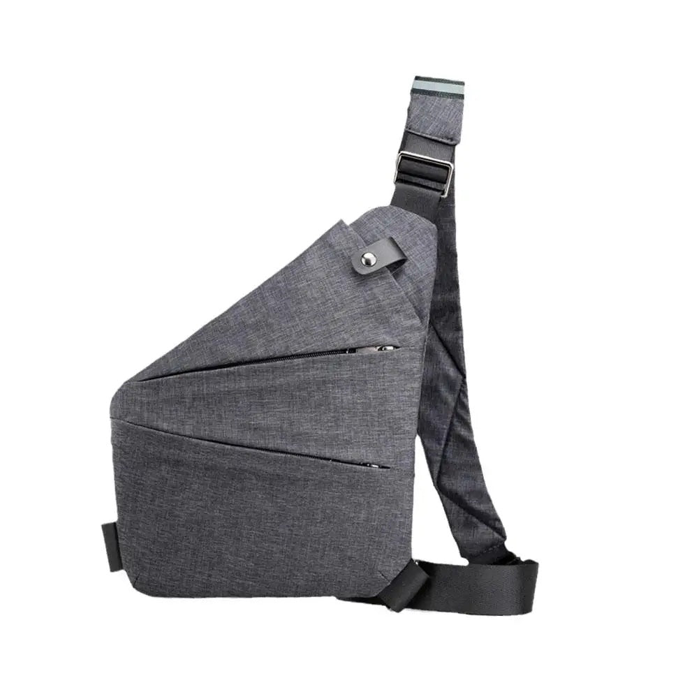 Men’s Anti-Theft Crossbody Chest Bag – Compact Travel Shoulder Bag with Hidden Safety Pocket for Casual and Outdoor Adventures