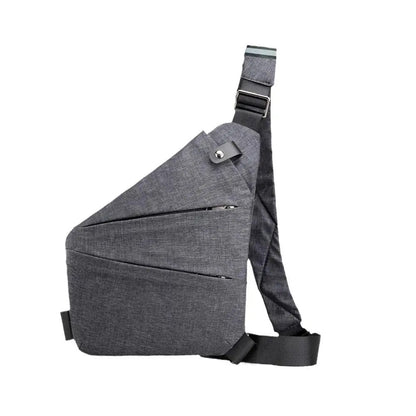 Men’s Anti-Theft Crossbody Chest Bag – Compact Travel Shoulder Bag with Hidden Safety Pocket for Casual and Outdoor Adventures