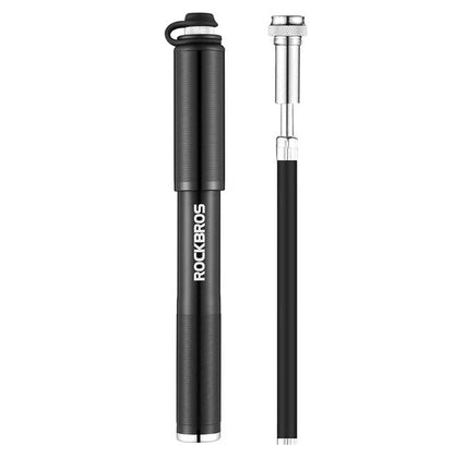 Portable Bike Pump – 130 PSI Durable Aluminum Alloy Hand Air Pump for MTB, Road Cycling, Schrader & Presta Valve Ready