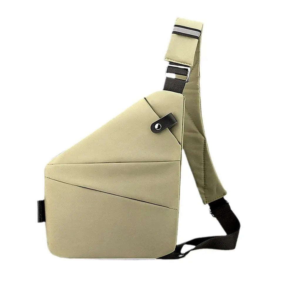 Men’s Anti-Theft Crossbody Chest Bag – Compact Travel Shoulder Bag with Hidden Safety Pocket for Casual and Outdoor Adventures