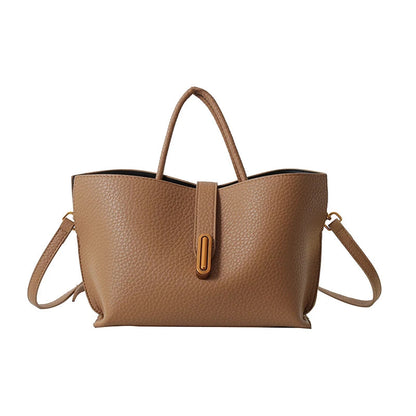 Luxury Leather Tote Handbag for Women – Designer Soft Shoulder Crossbody Bag with Large Capacity and Elegant Fashion Appeal