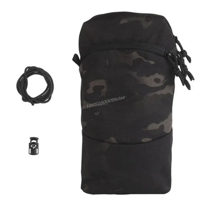 Multifunction Tactical Cylindrical Bag – Water Bladder GP Backpack Add-On with Hydration Support & Versatile General Purpose Gear Storage