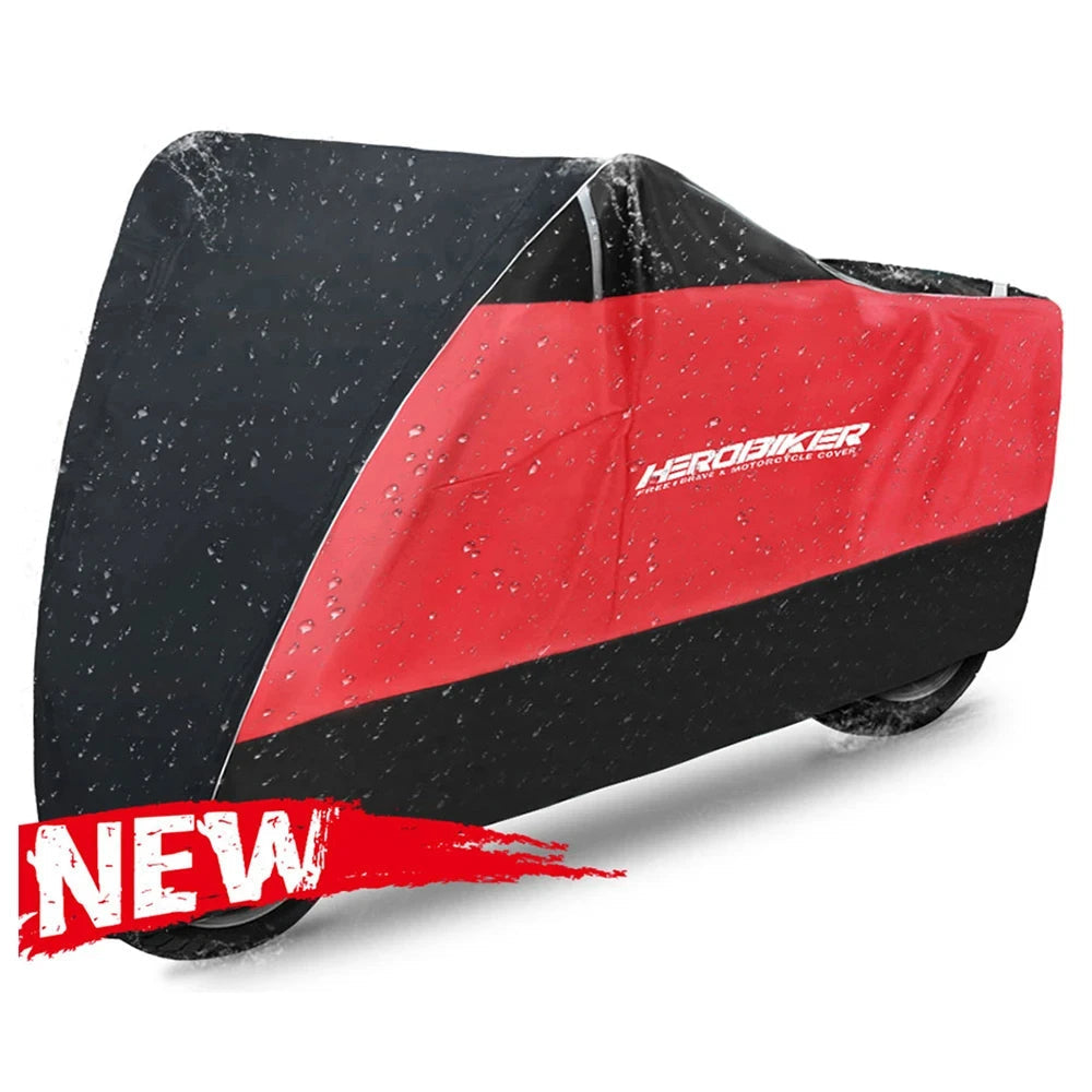 All-Season Waterproof Motorcycle Cover – UV-Protected, Dustproof Outdoor Bike Cover in ML to XXXXL Sizes for Ultimate Protection
