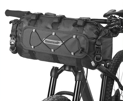 Bike Handlebar Bag – 12L Waterproof Bicycle Rack Bag with Replaceable Dry Liner for Ultimate Storage & Travel Convenience