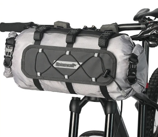 Bike Handlebar Bag – 12L Waterproof Bicycle Rack Bag with Replaceable Dry Liner for Ultimate Storage & Travel Convenience