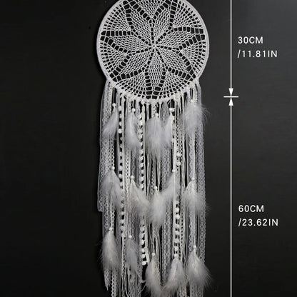 Nordic Dream Chaser Wind Chime – Adorable Children’s Room Décor for Girls, Inspires Imagination with Modern Scandinavian Charm