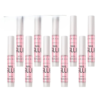 Nail Glue & Remover Set – Gentle UV Nail Glue for Press-On Nails, Non-Acetone Removal for Damage-Free Nail Art Experience