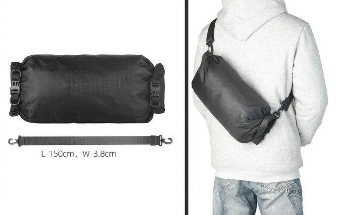 Bike Handlebar Bag – 12L Waterproof Bicycle Rack Bag with Replaceable Dry Liner for Ultimate Storage & Travel Convenience