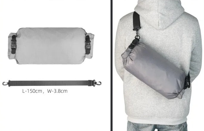Bike Handlebar Bag – 12L Waterproof Bicycle Rack Bag with Replaceable Dry Liner for Ultimate Storage & Travel Convenience