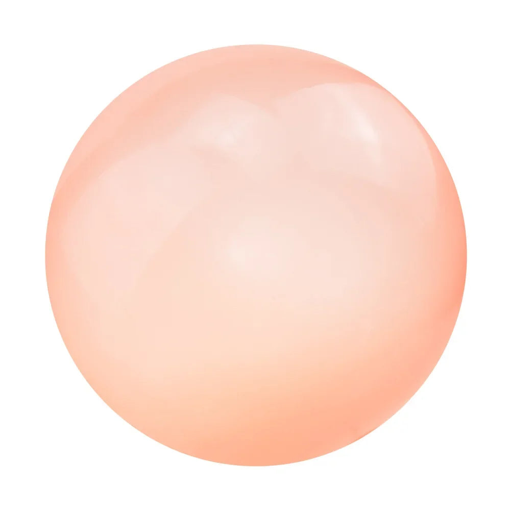 Large Water-Filled Bouncy Ball - Transparent 130x40cm Outdoor Toy for Kids - Birthday Fun, Splash Play & Non-Leak Design