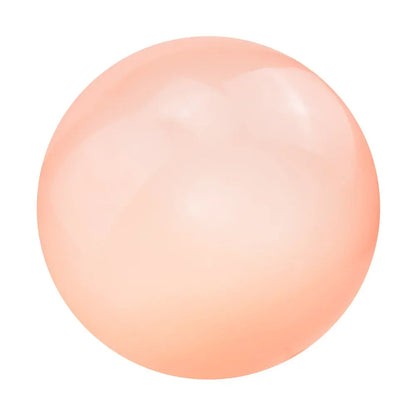 Large Water-Filled Bouncy Ball - Transparent 130x40cm Outdoor Toy for Kids - Birthday Fun, Splash Play & Non-Leak Design
