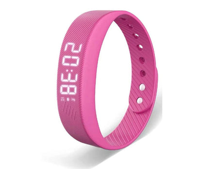 Smart Fitness Bracelet for Men & Women – Vibration Alarm, Step Counter, Stylish Sports Watch for Students and Active Lifestyles