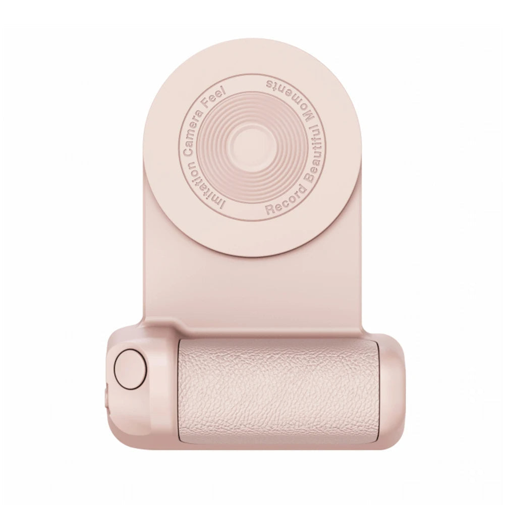 Magnetic Bluetooth Selfie Camera Handle – Anti-Shake Phone Holder with Wireless Charging & Tripod Stand for Creative Photography