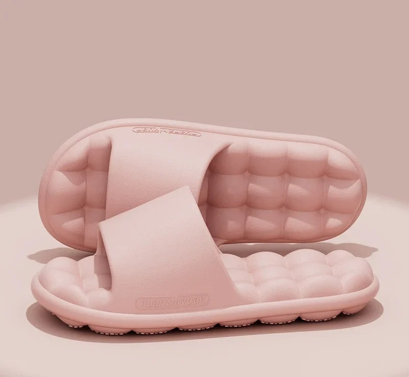 Anti-Slip EVA Massage Slippers for Men & Women – Lightweight Indoor Bathroom Sandals with Soft Sole for Summer Home Comfort