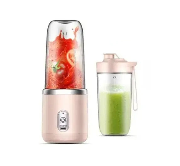 Electric 6-Blade Portable Blender Bottle – Multi-Function Smoothie Cup for Juicing, Ice Crushing, and Meal Prep Anywhere