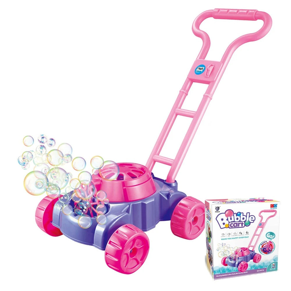 Outdoor Bubble Tank Car Toy – Motorized Bubble Blowing Trolley for Kids, Summer Play, Garden Fun & Gift Idea