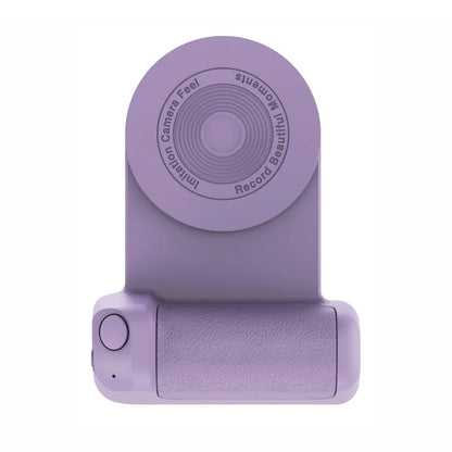 Magnetic Bluetooth Selfie Camera Handle – Anti-Shake Phone Holder with Wireless Charging & Tripod Stand for Creative Photography