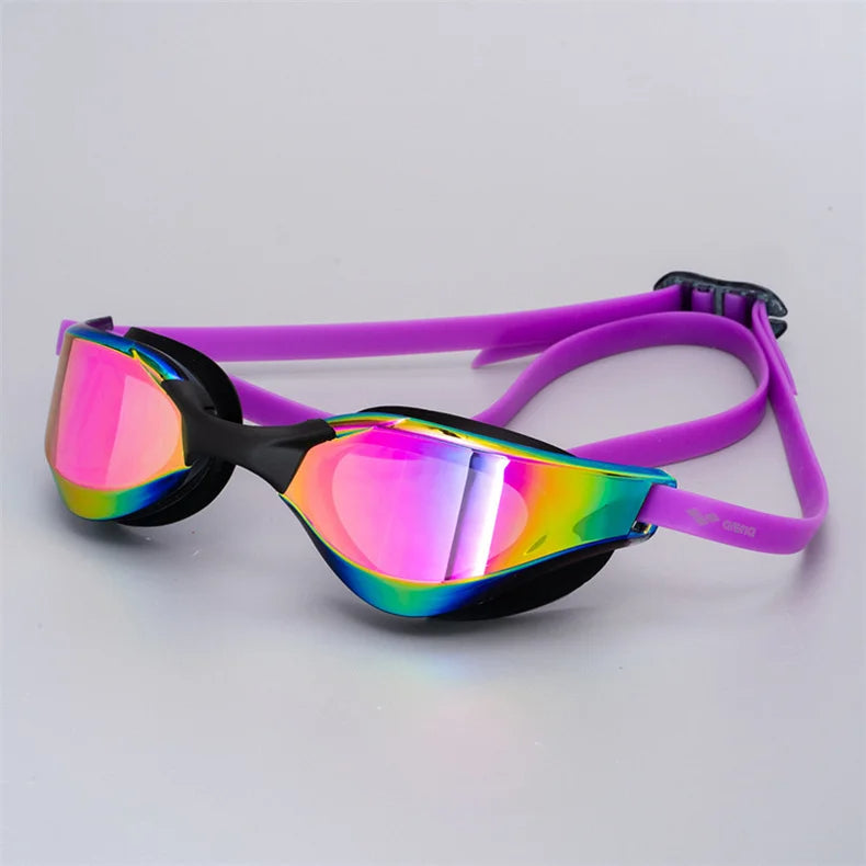 Professional Anti-Fog Swimming Goggles – Leakproof, HD Vision Swim Eyewear for Men & Women with Adjustable Silicone Comfort Fit