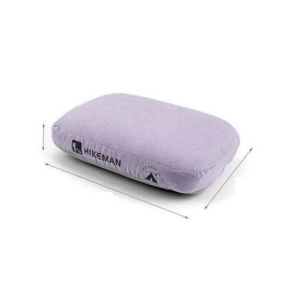 Memory Foam Camping Pillow - Full-Size Rollable Camp Pillow with Removable Washable Cover and Stuff Sack