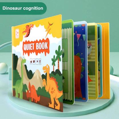 Montessori Baby Busy Book - Quiet Early Learning Educational Game with Matching Activities for Toddlers Ages 1 to 3