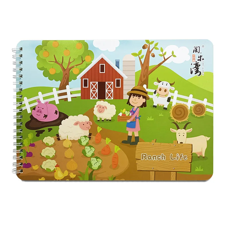 Montessori Baby Busy Book - Quiet Early Learning Educational Game with Matching Activities for Toddlers Ages 1 to 3