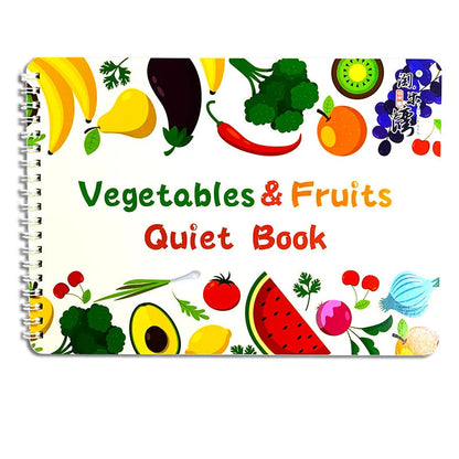 Montessori Baby Busy Book - Quiet Early Learning Educational Game with Matching Activities for Toddlers Ages 1 to 3