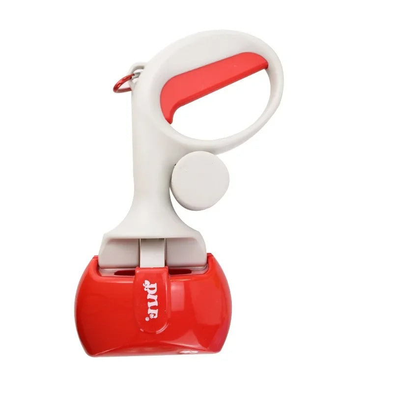 Portable Dog Pooper Scooper – Built-In Bag Dispenser for Easy Waste Pickup, Great for Walks with Small or Medium Dogs