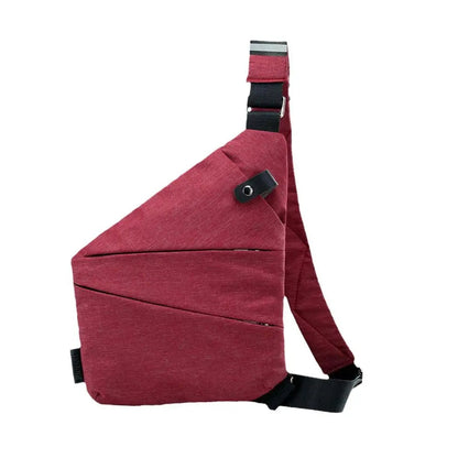 Men’s Anti-Theft Crossbody Chest Bag – Compact Travel Shoulder Bag with Hidden Safety Pocket for Casual and Outdoor Adventures