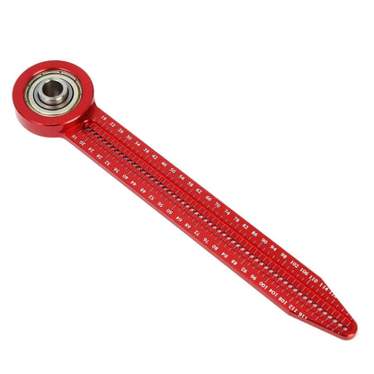 Woodworking Scribe Gauge & Compass – Multi-Function Circular Drawing Tool with Precision Hole Ruler for Accurate Carpentry Marking
