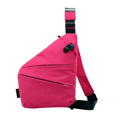 Men’s Anti-Theft Crossbody Chest Bag – Compact Travel Shoulder Bag with Hidden Safety Pocket for Casual and Outdoor Adventures