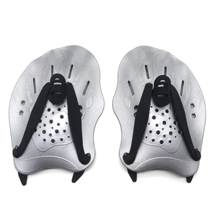 Swim Training Paddles - Adjustable Hand Fins for Adults & Kids, Enhance Stroke Efficiency, Water Resistance & Swim Power