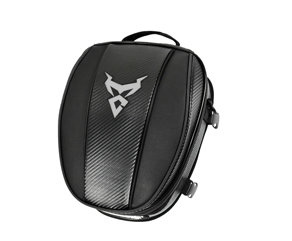 Motocentric Waterproof Tail Bag – High-Capacity Multipurpose Motorcycle Rear Seat Storage & Rider Backpack with Durable Material & Secure Design