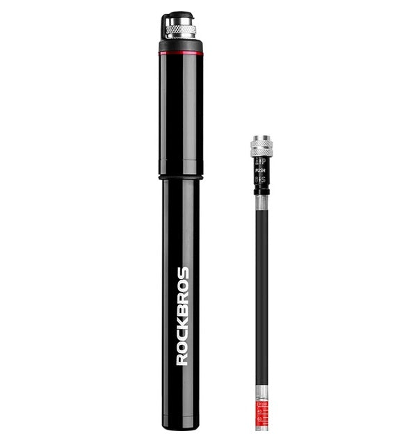 Portable Bike Pump – 130 PSI Durable Aluminum Alloy Hand Air Pump for MTB, Road Cycling, Schrader & Presta Valve Ready