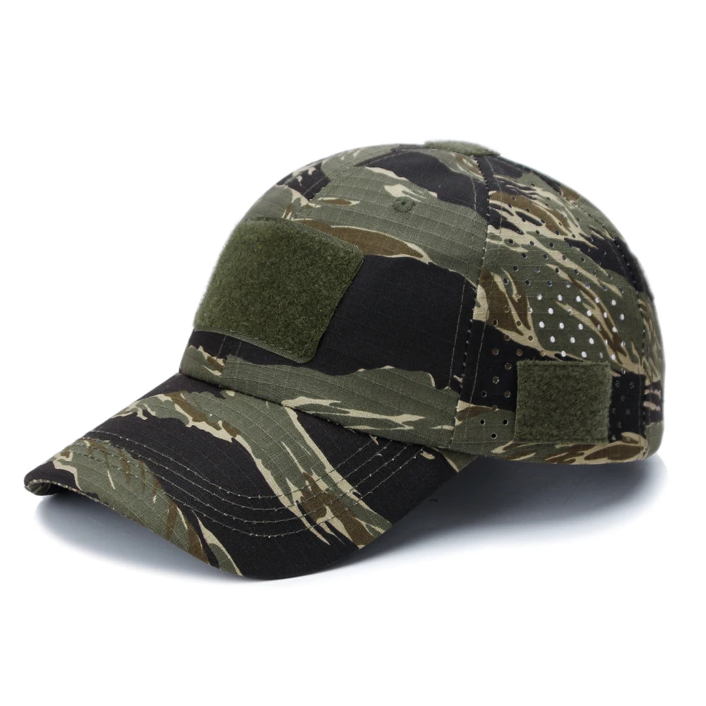 Men’s Camouflage Baseball Cap – Breathable UV Sun Hat for Hunting, Hiking, Fishing, Beach Sports & Outdoor Protection