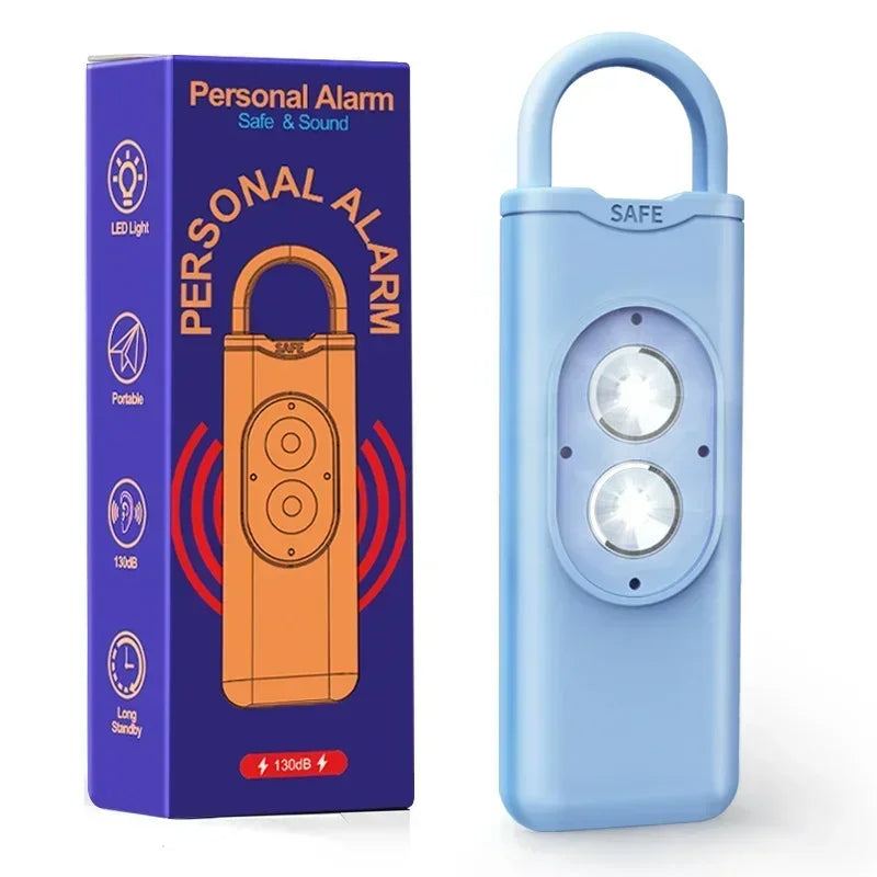 Personal Safety Alarm Keychain – Loud Self-Defense Siren with LED Light for Women, Girls & Children, Emergency Anti-Wolf Alert