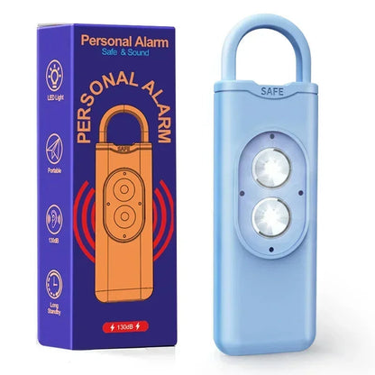 Personal Safety Alarm Keychain – Loud Self-Defense Siren with LED Light for Women, Girls & Children, Emergency Anti-Wolf Alert